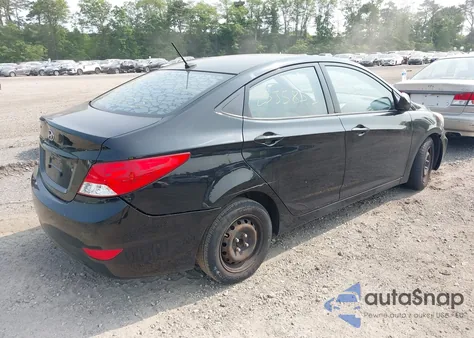 2013 Hyundai Accent Gls из США, поврежденный, VIN KMHCT4AE7DU279947